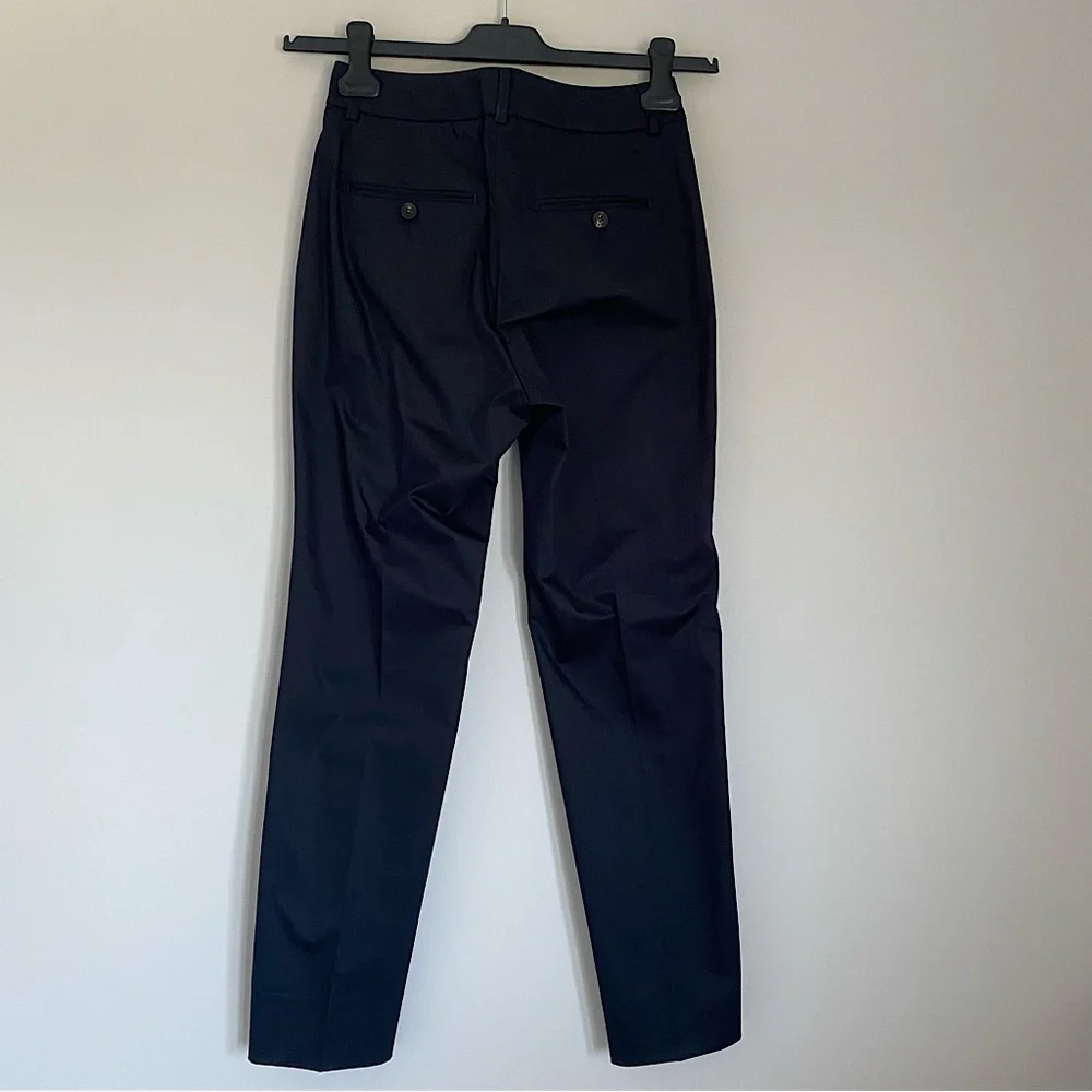 PESERICO Iconic fit trouser in cool comfort cotton matte satin NWT size 40 IT - Picture 2 of 7